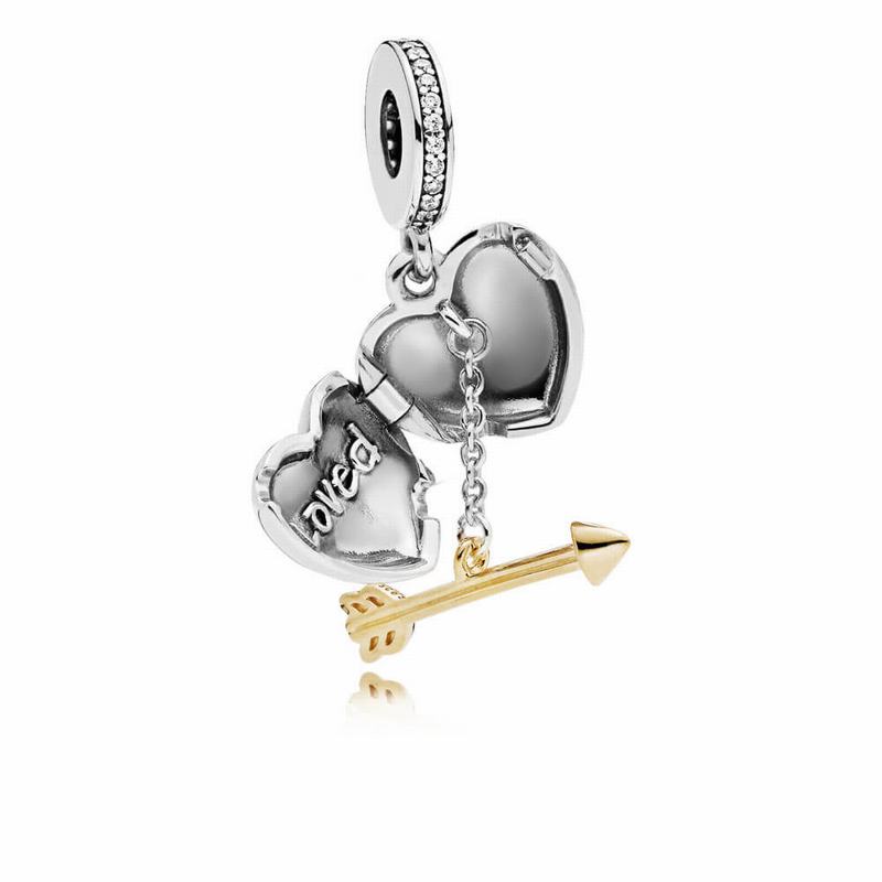 Pandora Limited Edition Arrow Of Love Charm Ireland - Sterling Silver/Cubic Zirconia - 417586PRO